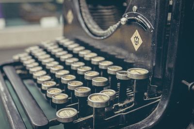 Antique typewriter.