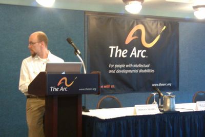 David A. Kennedy at The Arc's FINDS Press Conference at the National Press Club in Washington, D.C.